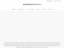 Tablet Screenshot of johnmanders.com